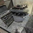 []工厂在位珂业，台湾省原装泷锋光机SK-4025龙门加工中.